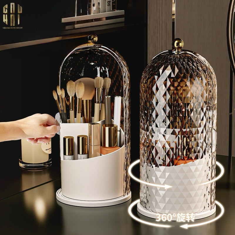 LỌ ĐỰNG CỌ DIAMOND 360 - NOIR - CẬU HAI HOME DECOR