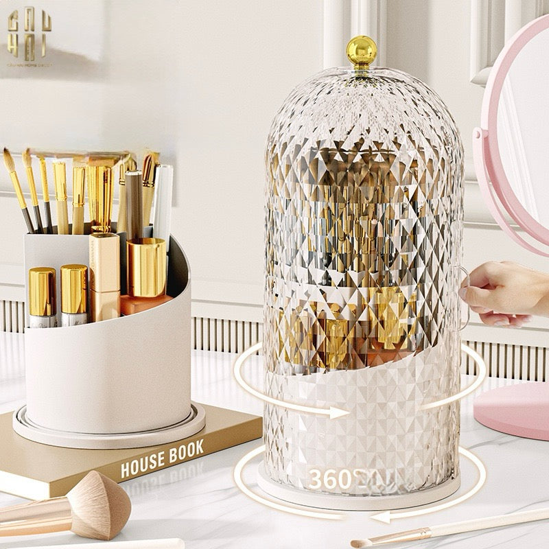 LỌ ĐỰNG CỌ DIAMOND 360 - NOIR - CẬU HAI HOME DECOR