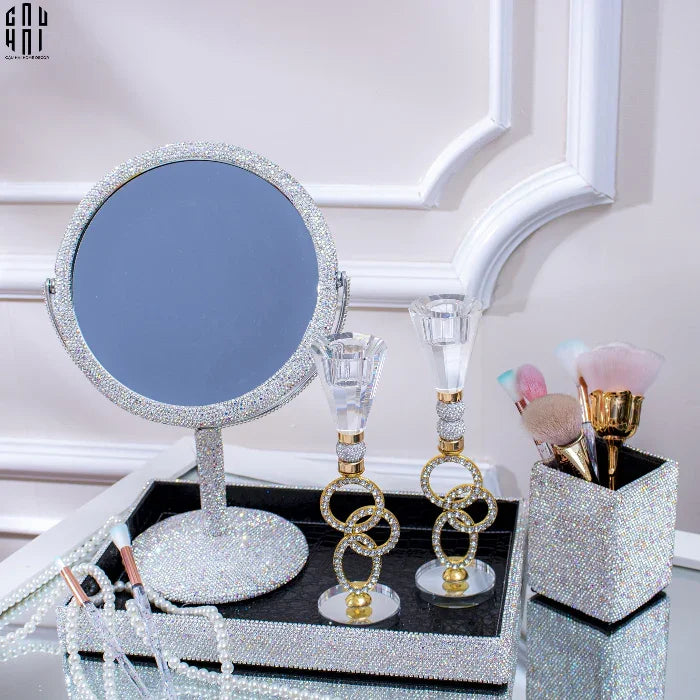 LỌ ĐỰNG CỌ DIAMOND BLING BLING MORRIES-CẬU HAI HOME DECOR