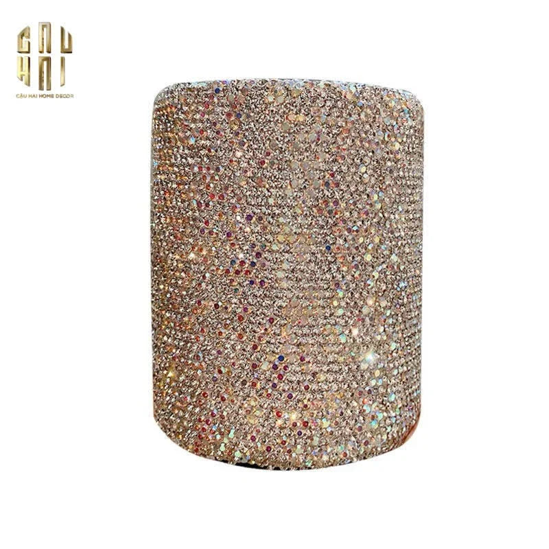 LỌ ĐỰNG CỌ LUNAR DIAMOND BLING BLING - CẬU HAI HOME DECOR