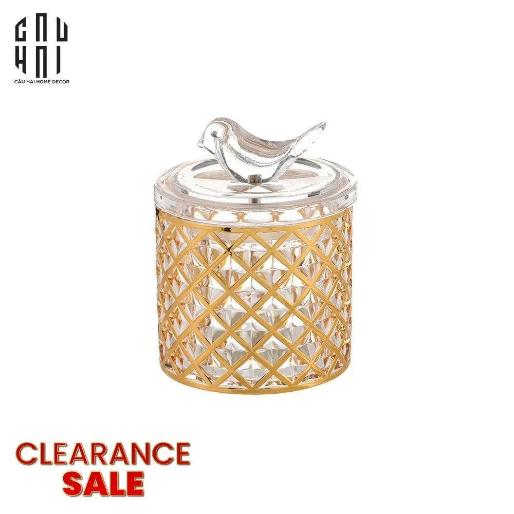 LỌ KẸO BIRD - ACRYLIC - CẬU HAI HOME DECOR