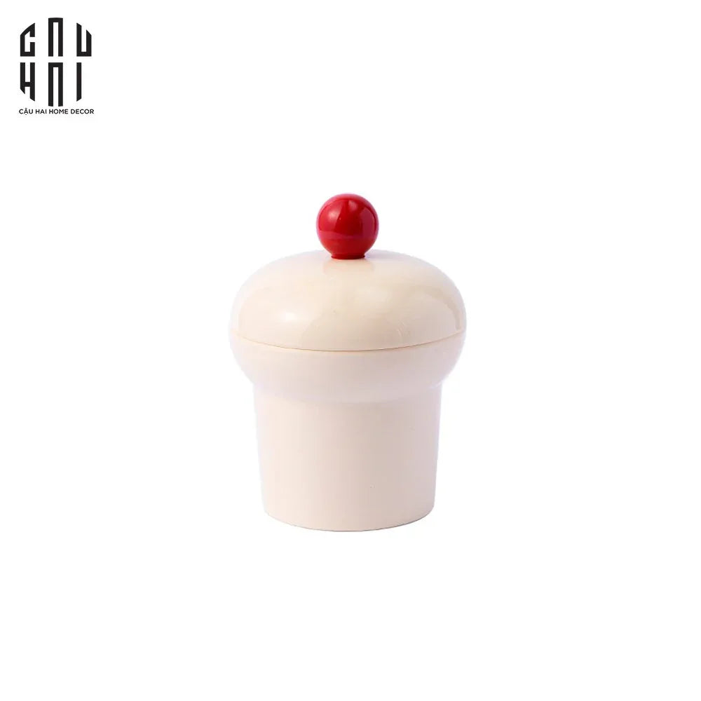 LỌ KẸO CREAM CUPCAKE - CẬU HAI HOME DECOR