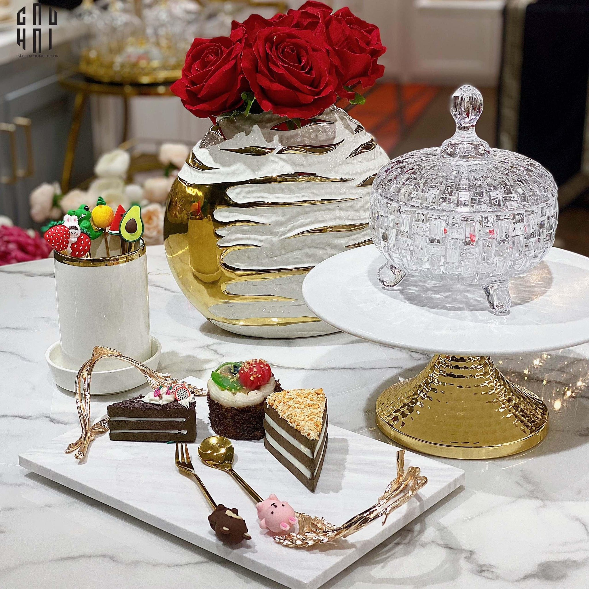 LỌ KẸO ELITE-CẬU HAI HOME DECOR