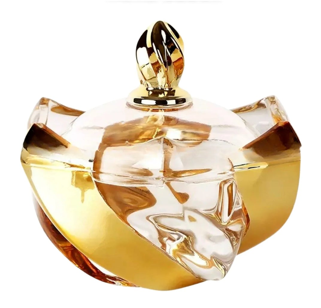 Lọ Kẹo Pha Lê Mạ Vàng Crown Of Aurora Cristalleries Bonbonnière 18x17.5 W1.3Kg-Lọ kẹo Canister Bonbonnière-Đối tác tại Trung Quốc theo từng đơn đặt hàng-CẬU HAI HOME DECOR