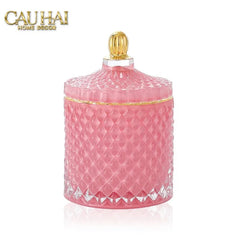 Lọ Kẹo Thuỷ Tinh Castle Wall Cyan / Savior-CẬU HAI HOME DECOR
