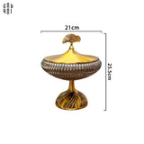 LỌ KẸO THUỶ TINH LUXURY JOLIE SS25-CẬU HAI HOME DECOR