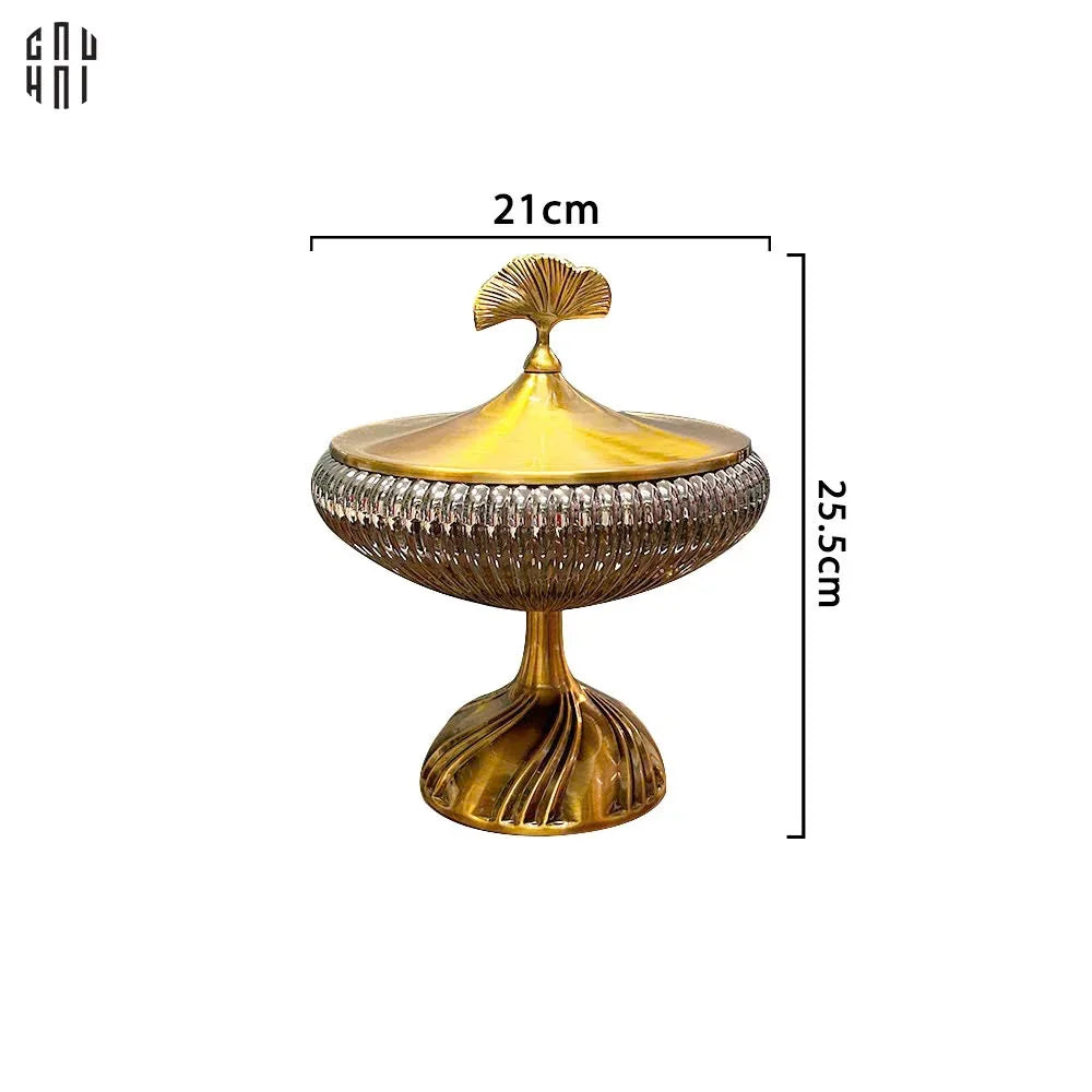 LỌ KẸO THUỶ TINH LUXURY JOLIE SS25 - CẬU HAI HOME DECOR