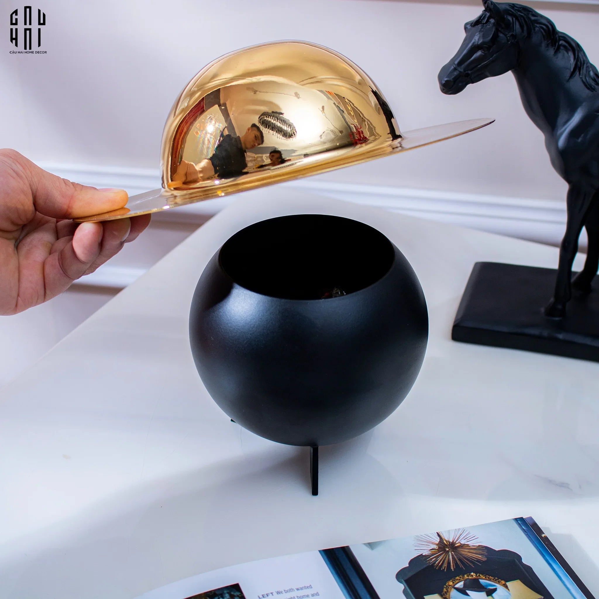 LỌ KẸO UFO SS25-CẬU HAI HOME DECOR