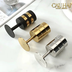 Lọ Muỗng Golden Cannon Stemware Dessert Spoon Holder-CẬU HAI HOME DECOR