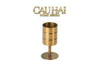 Lọ Muỗng Golden Cannon Stemware Dessert Spoon Holder-CẬU HAI HOME DECOR
