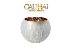 Lọ Nến Opaline Aurum Glow Candle Bowl.-CẬU HAI HOME DECOR