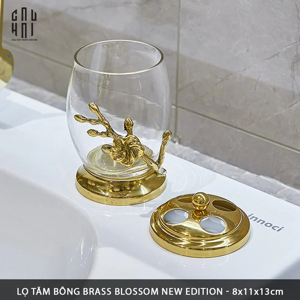HOME COUTURE - LỌ TĂM BÔNG BRASSON BLOSSOM D'ÉLÉGANCE - CẬU HAI HOME DECOR