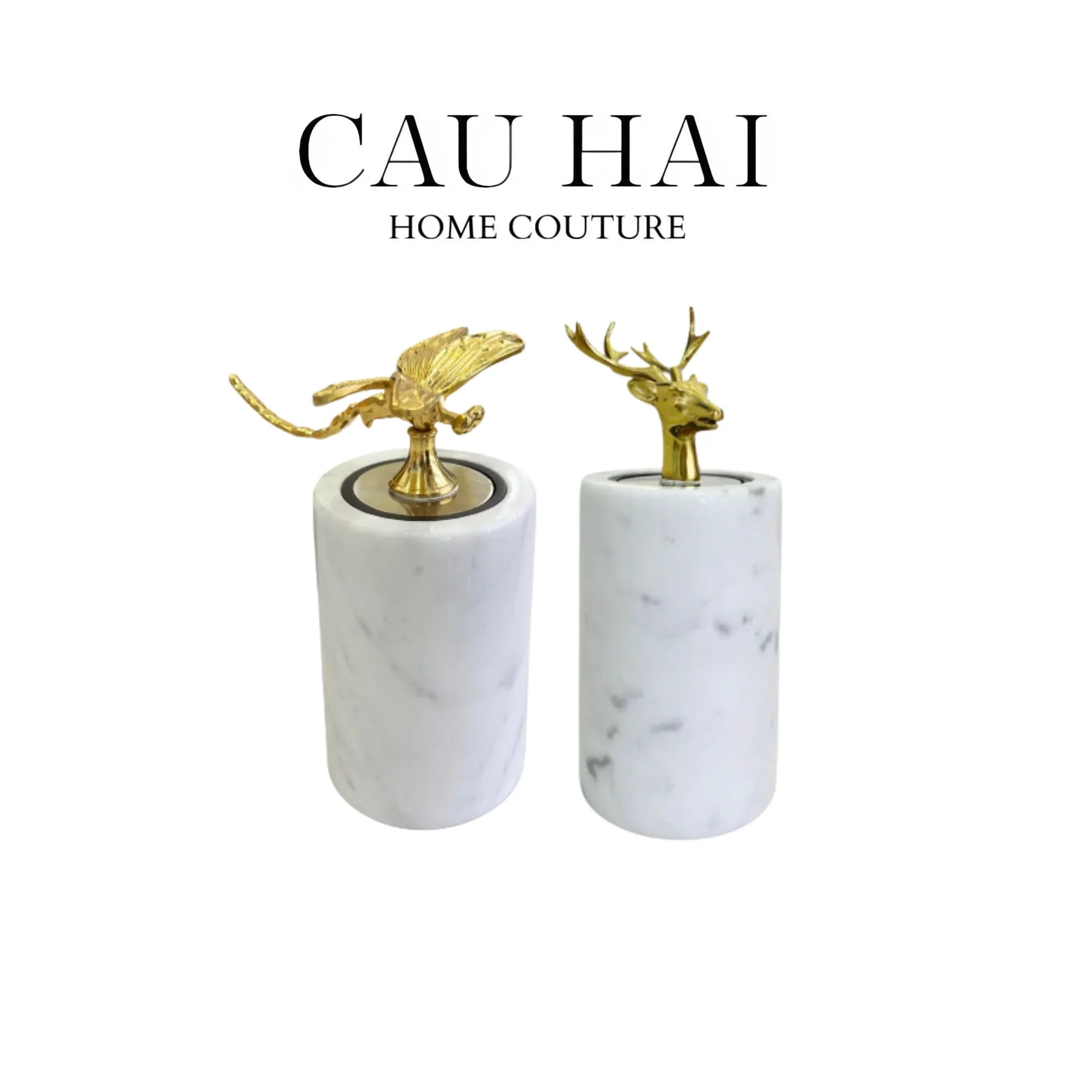 HOME COUTURE - LỌ TĂM BRASSON SAUVAGE BLANCHE MARBRE D’IVOIRE - CẬU HAI HOME DECOR