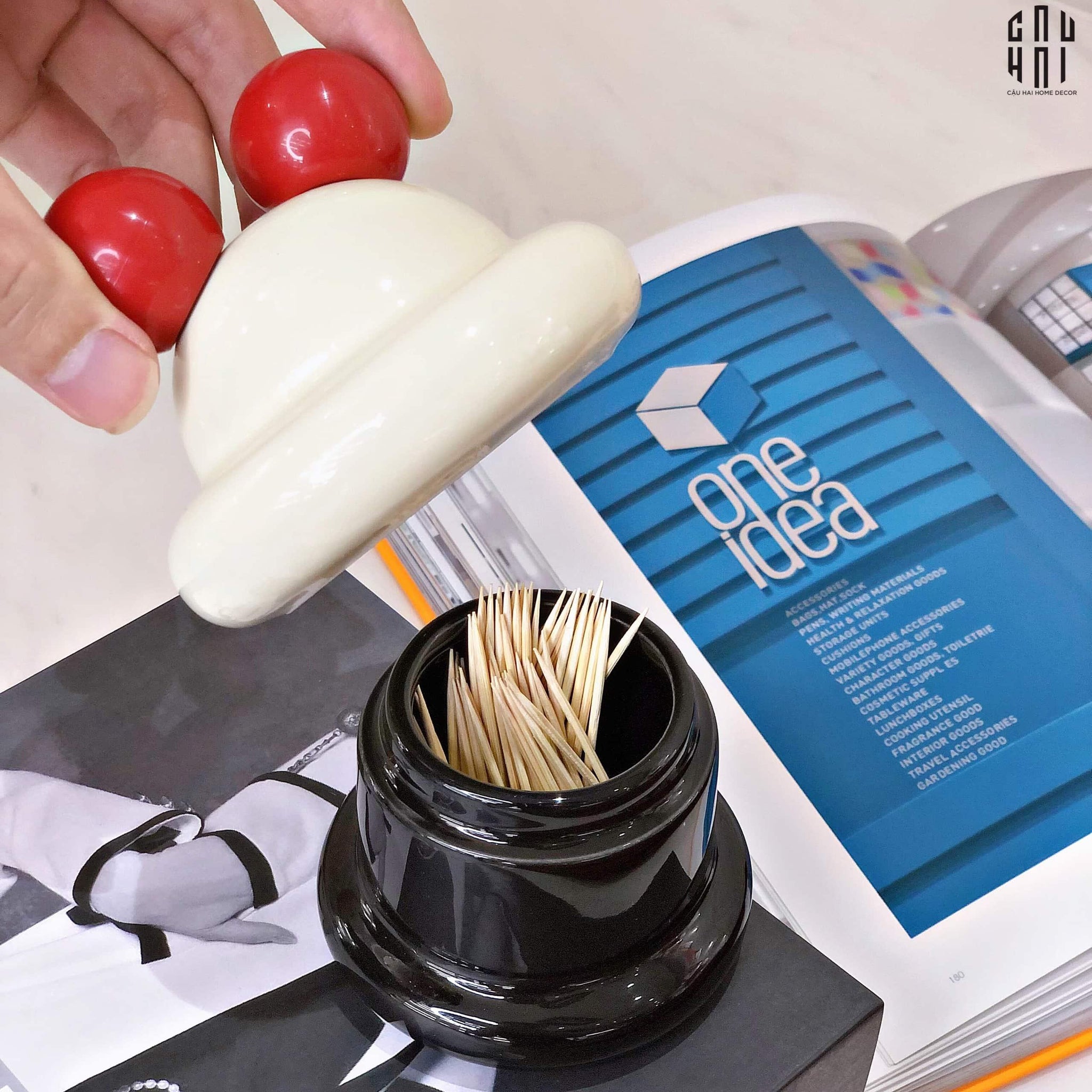 LỌ TĂM MICKEY CUPCAKE - CẬU HAI HOME DECOR