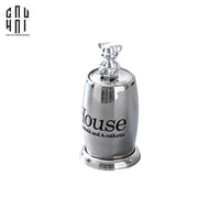 Lọ Tăm Silver Teddy Oval-CẬU HAI HOME DECOR