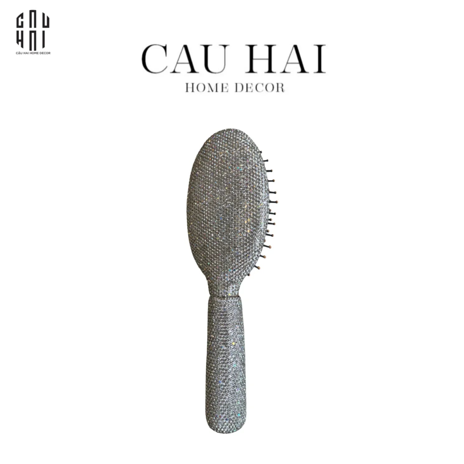 LƯỢC OVAL DIAMOND BLING BLING - CẬU HAI HOME DECOR