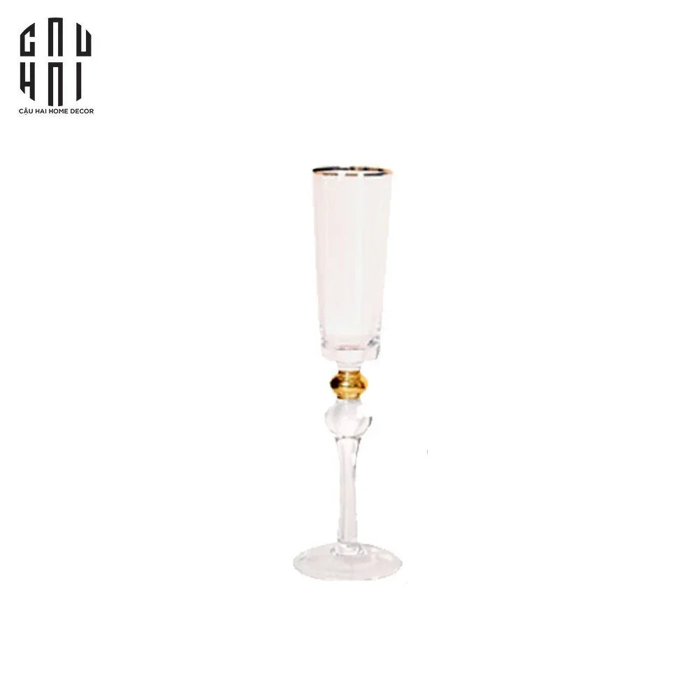 Ly Champagne Thuỷ Tinh Symphony 8x28 220ml Champagne Glasses-CẬU HAI HOME DECOR