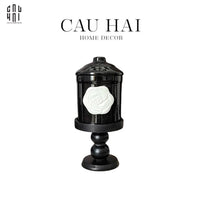 Ly Đựng Nến Black Camélia-CẬU HAI HOME DECOR