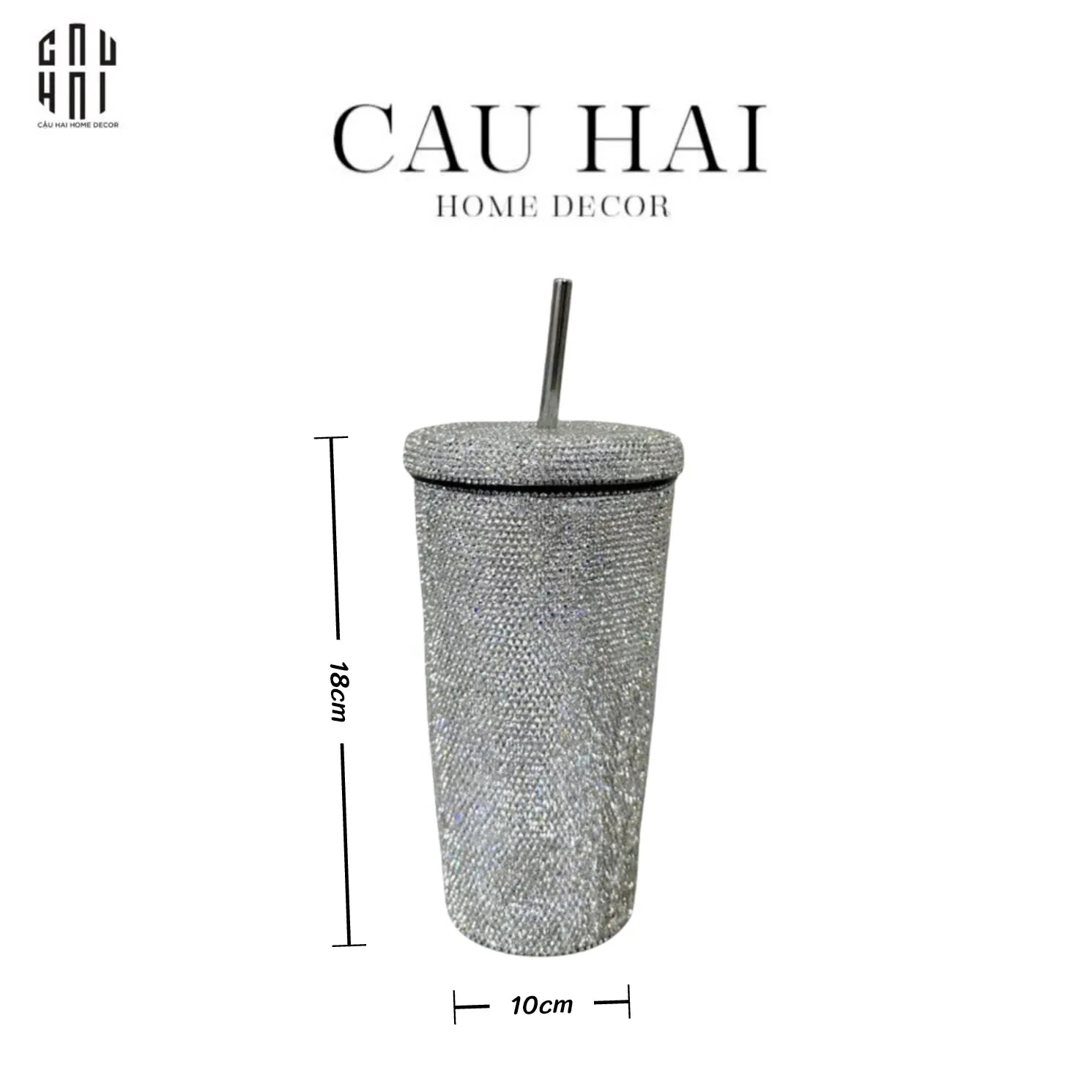 LY GIỮ NHIỆT DIAMOND 500ML BLING BLING - CẬU HAI HOME DECOR