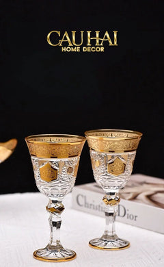 Ly Imperial Aureate Byzantine - Lumière D'Or Cristalleries Goblet-CẬU HAI HOME DECOR
