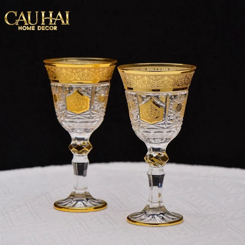 Ly Imperial Aureate Byzantine - Lumière D'Or Cristalleries Goblet-CẬU HAI HOME DECOR