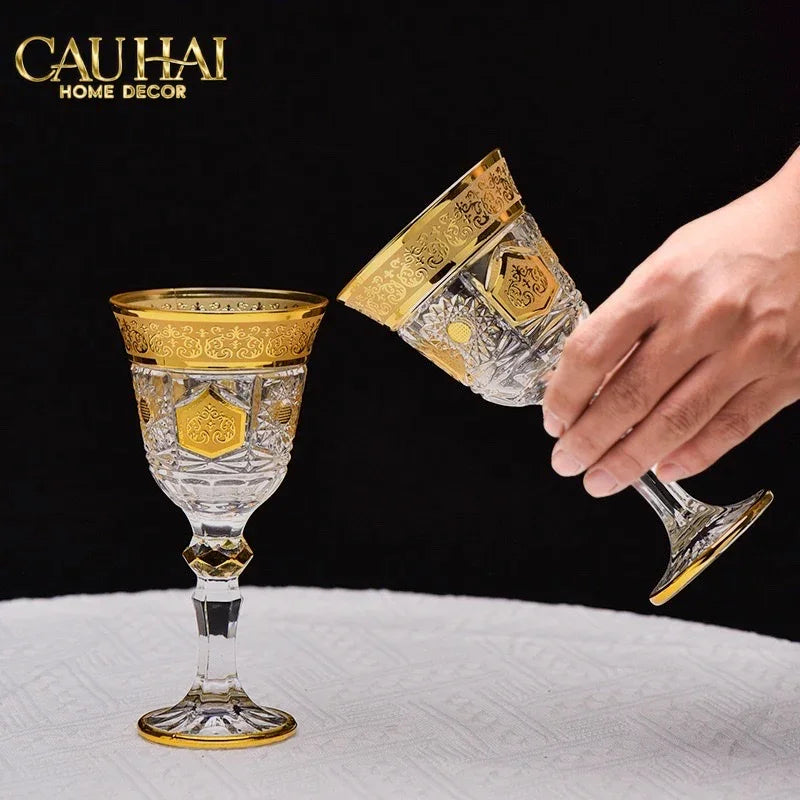 Ly Imperial Aureate Byzantine - Lumière D'Or Cristalleries Goblet-CẬU HAI HOME DECOR