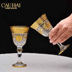 Ly Imperial Aureate Byzantine - Lumière D'Or Cristalleries Goblet-CẬU HAI HOME DECOR