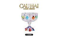 Ly Kem Thuỷ Tinh Ngũ Sắc - Coupe Dessert Arc-En-Ciel Étoile-CẬU HAI HOME DECOR