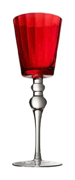 Ly Vang Đỏ Thuỷ Tinh Crimson Peak Lily - Red Wine Glasses 8.5x25 260ml-LY THỦY TINH-Đối tác tại Trung Quốc theo từng đơn đặt hàng-CẬU HAI HOME DECOR