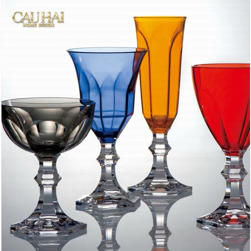 Ly Vang PP Acrylic Đỏ Alluriyyll - PP Acrylic Ruby Rouge Wines Glasses H18.5 270ML-LY THỦY TINH-Đối tác tại Trung Quốc theo từng đơn đặt hàng-CẬU HAI HOME DECOR