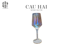 Ly Vang Thuỷ Tinh Đính Kim Cương - Diamond Bling Bling 6.5x23 450ML-CẬU HAI HOME DECOR
