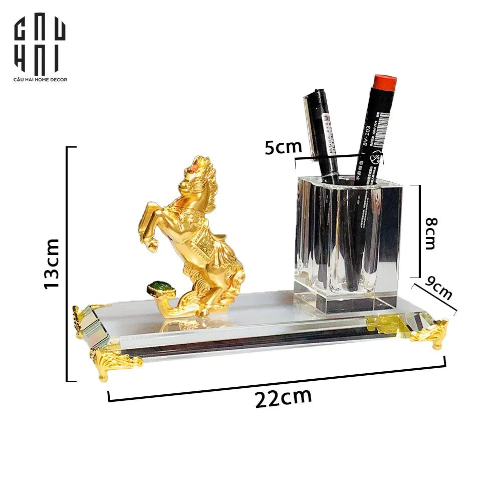 Maision De Luxe - Đế Bút Gilded Cavalier. Ss25-CẬU HAI HOME DECOR