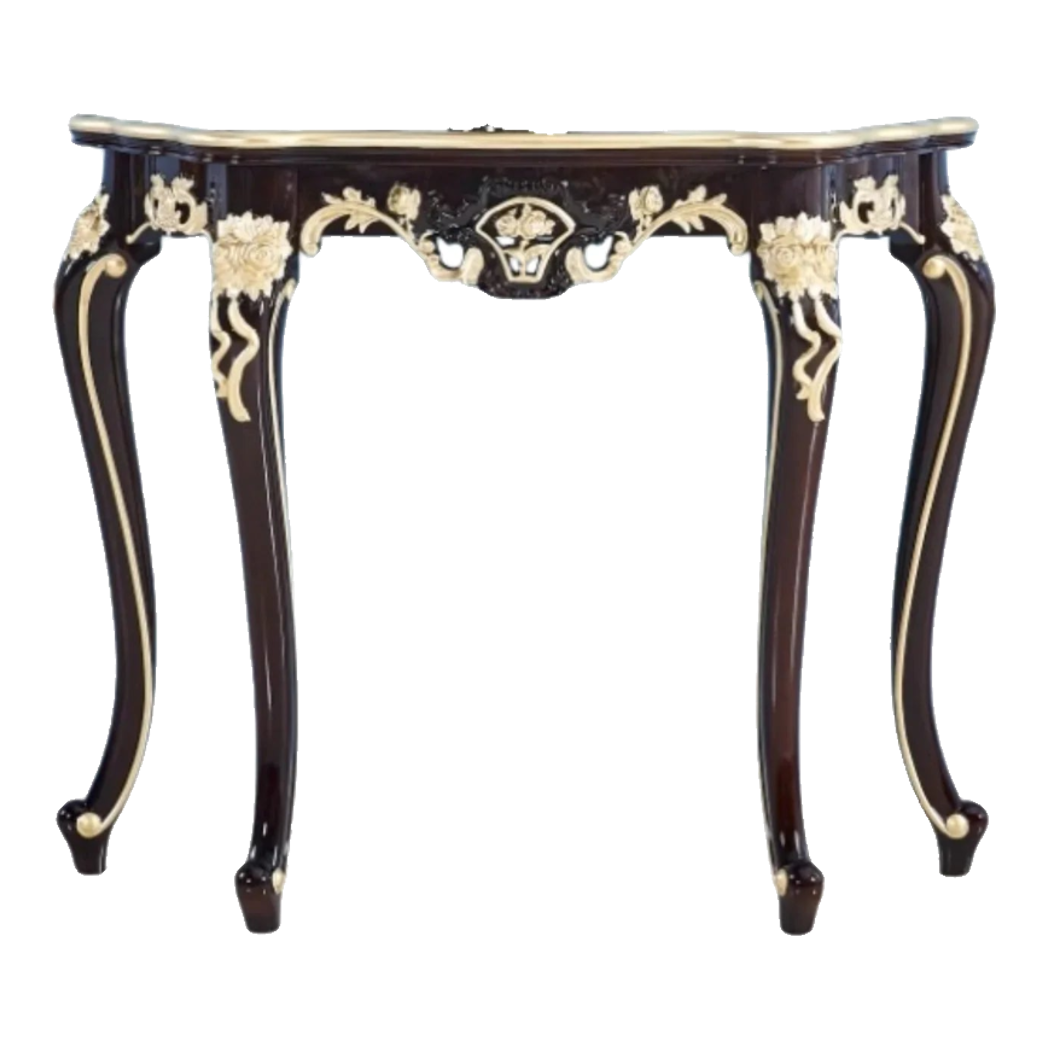 Maison Couture - Bàn Console "Lys De Versailles". - Hàng Đặt-LY THỦY TINH-Đối tác tại Trung Quốc theo từng đơn đặt hàng-CẬU HAI HOME DECOR