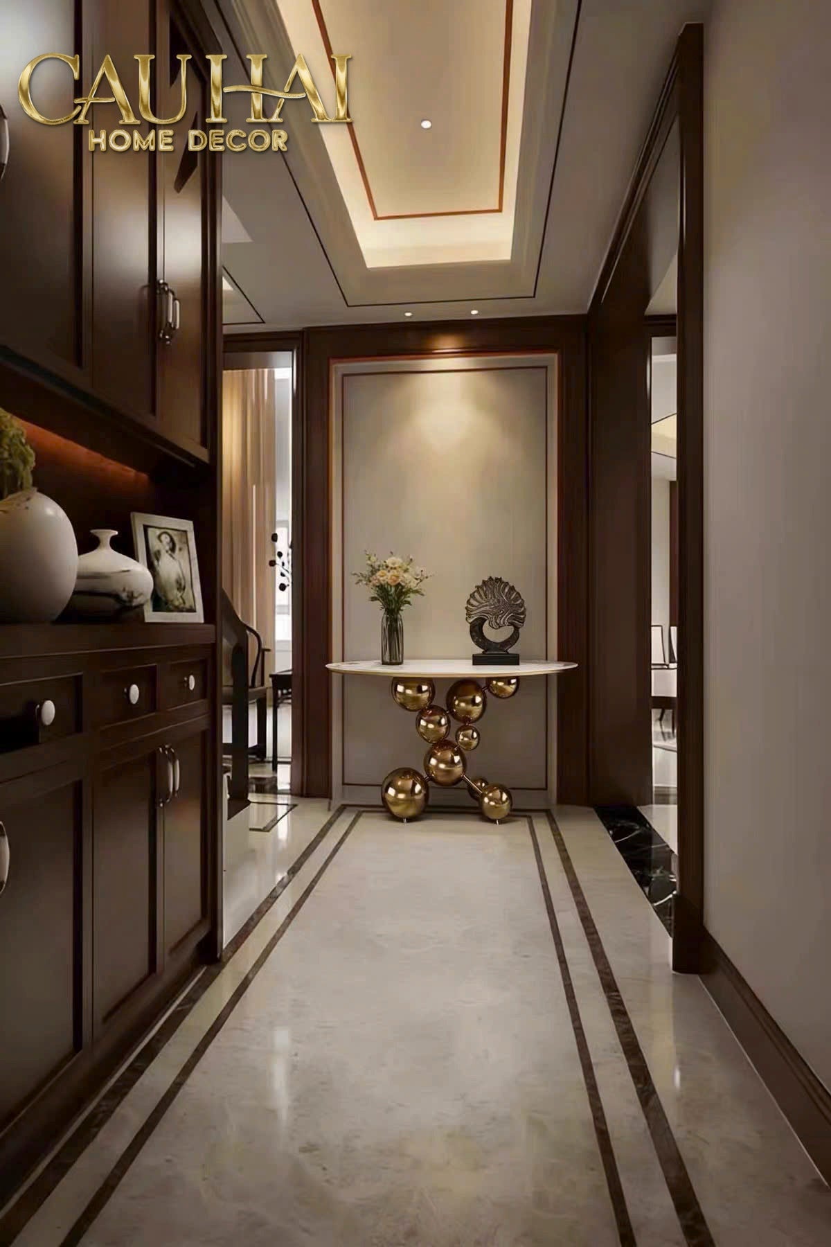 Maison Couture - Bàn Console Trang Trí Cao Cấp Sphère Royale Table-BÀN SOFA-CẬU HAI HOME DECOR-CẬU HAI HOME DECOR