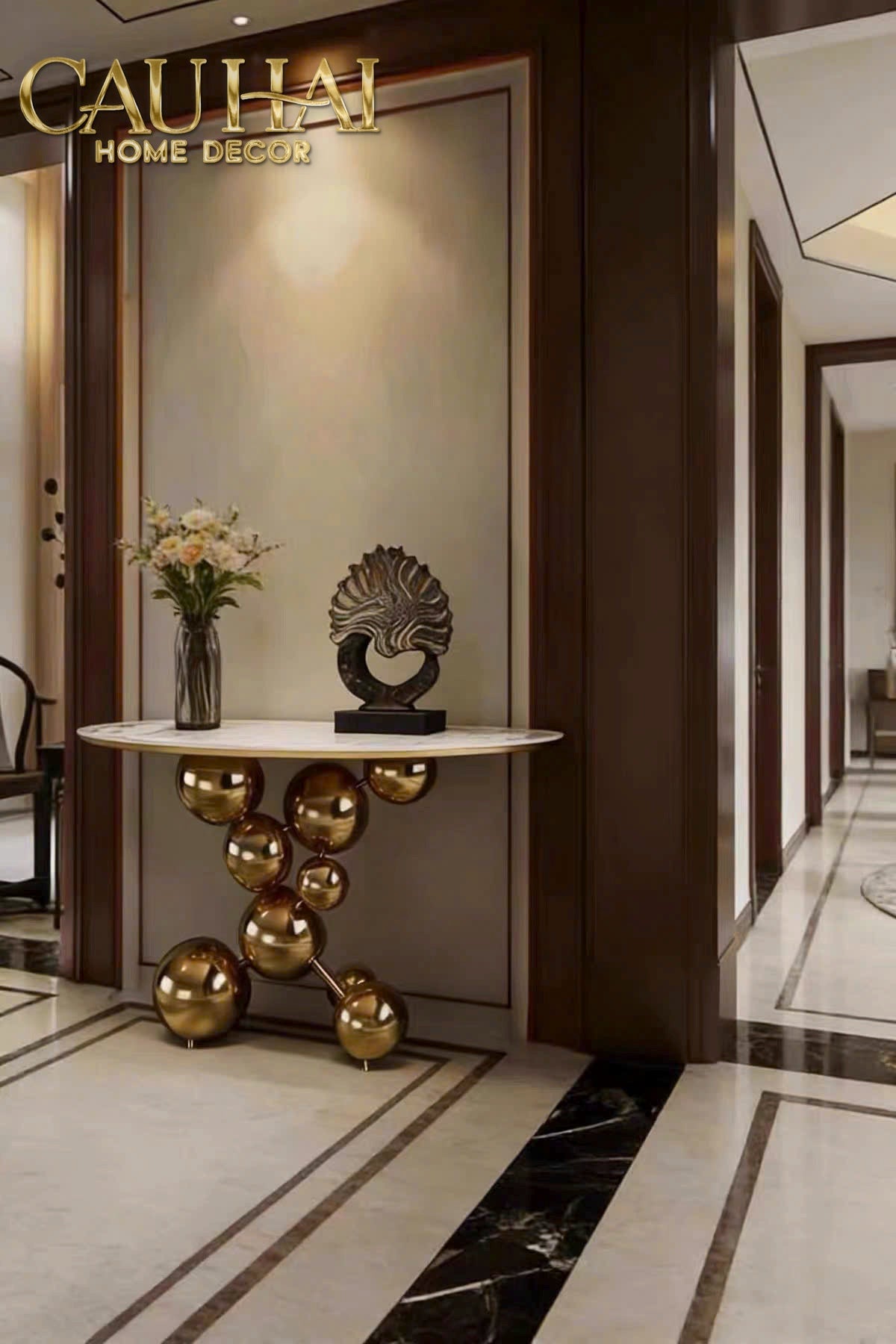 Maison Couture - Bàn Console Trang Trí Cao Cấp Sphère Royale Table-BÀN SOFA-CẬU HAI HOME DECOR-CẬU HAI HOME DECOR