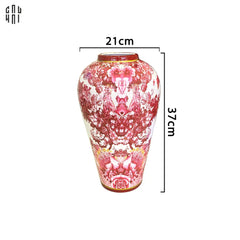 Maison Couture - Bình Hoa Ceramic Jungle Pinky By D.O Ss25-CẬU HAI HOME DECOR