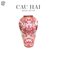 Maison Couture - Bình Hoa Ceramic Jungle Pinky By D.O Ss25-CẬU HAI HOME DECOR