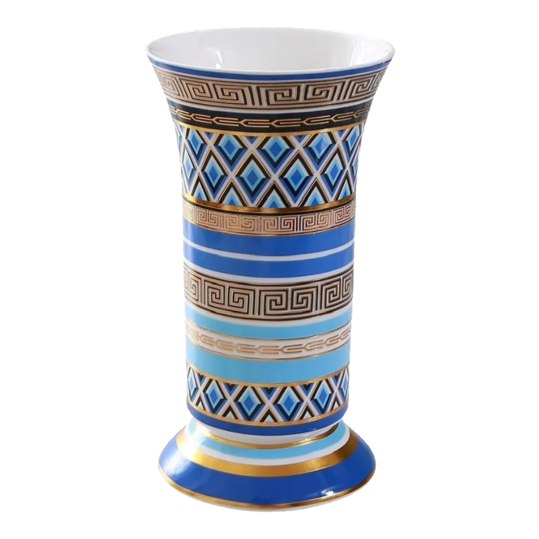 Maison Couture - Bình Hoa Colonne Impériale Azure H19-BÌNH HOA-Đối tác tại Trung Quốc theo từng đơn đặt hàng-CẬU HAI HOME DECOR