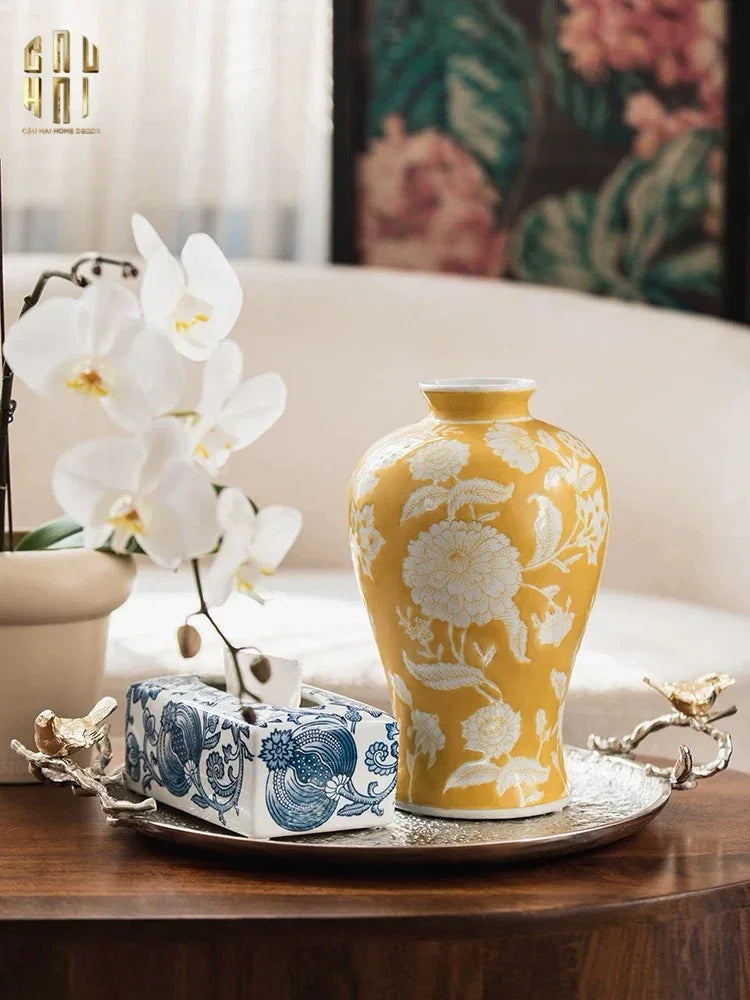Maison Couture - Bình Hoa Hoàng Kim Soleil Royal H33-CẬU HAI HOME DECOR