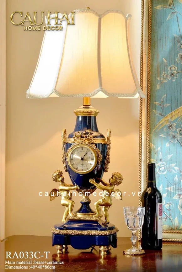 Maison Couture - Bình Hoa Imperium Empire Divin Vase - Column Urn Seraphim – Imperial Cobalt H56x22x29-CẬU HAI HOME DECOR
