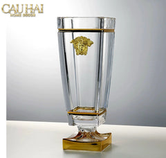 Maison Couture - Bình Hoa Pha Lê V Class Critalleries Obelish Meduse Vase H36x11 M13.5-CẬU HAI HOME DECOR