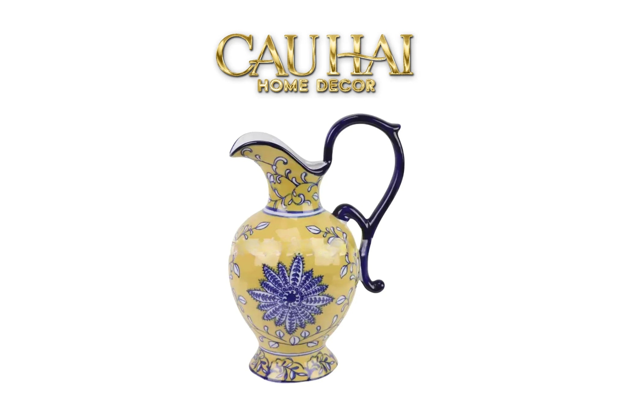 Maison Couture - Bình Hoa Pitcher Form – Fiorenza Duo Lumière Pocerlain Vases-CẬU HAI HOME DECOR