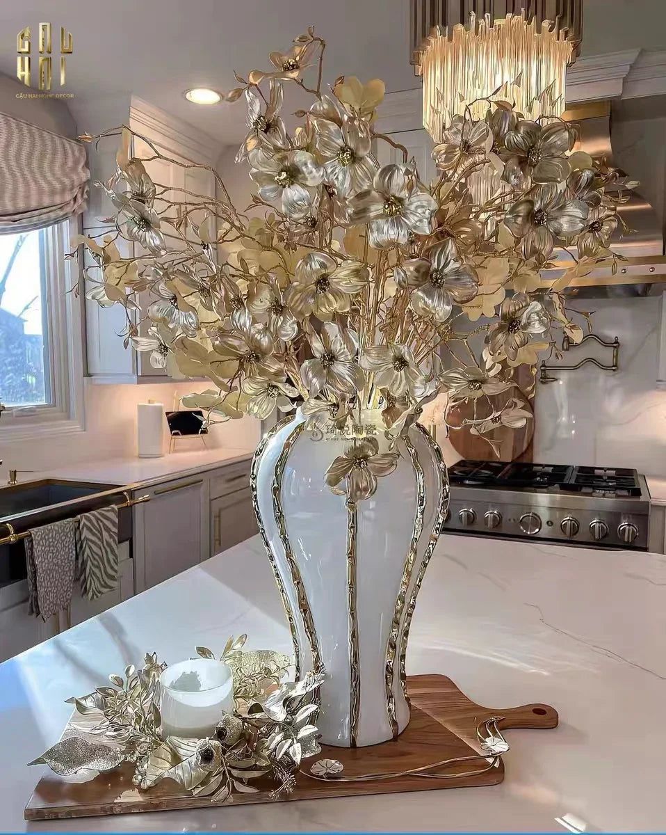Maison Couture - Bình Hoa Porcelain Atelier Flynn H60-CẬU HAI HOME DECOR