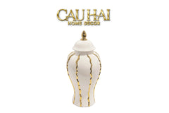 Maison Couture - Bình Hoa Porcelain Atelier Flynn H60-CẬU HAI HOME DECOR