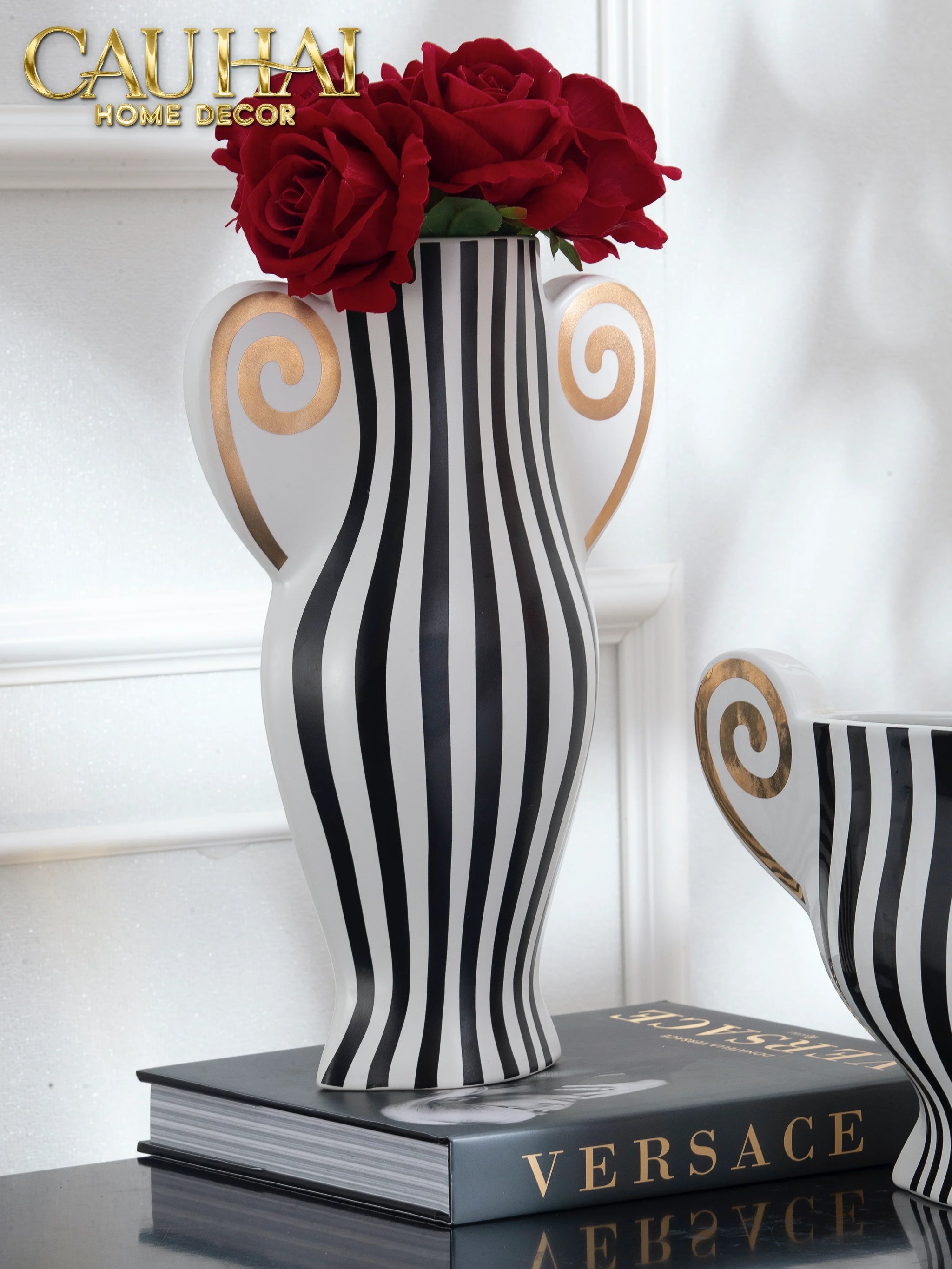 Maison Couture - Bình Hoa Renaissance Grecque Soho Medusa S22/S36-CẬU HAI HOME DECOR
