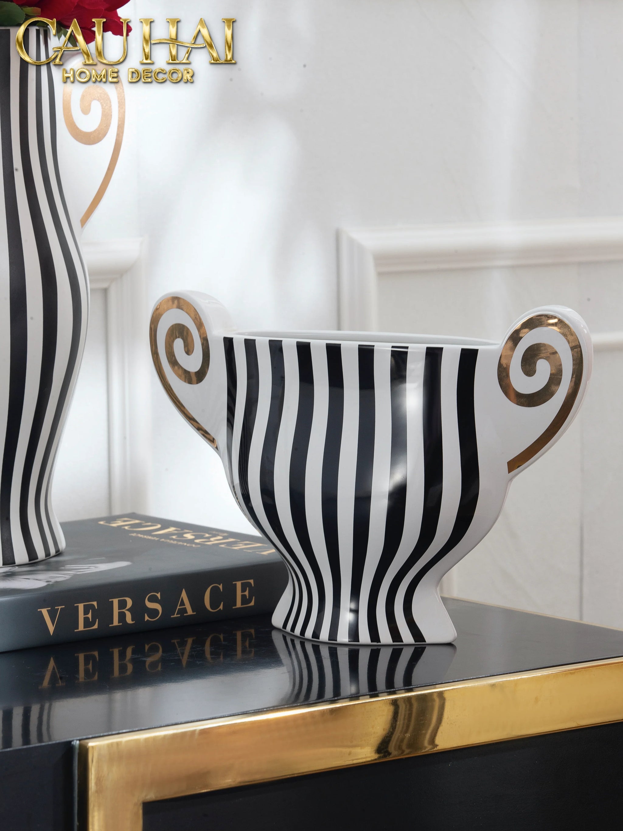 Maison Couture - Bình Hoa Renaissance Grecque Soho Medusa S22/S36-CẬU HAI HOME DECOR