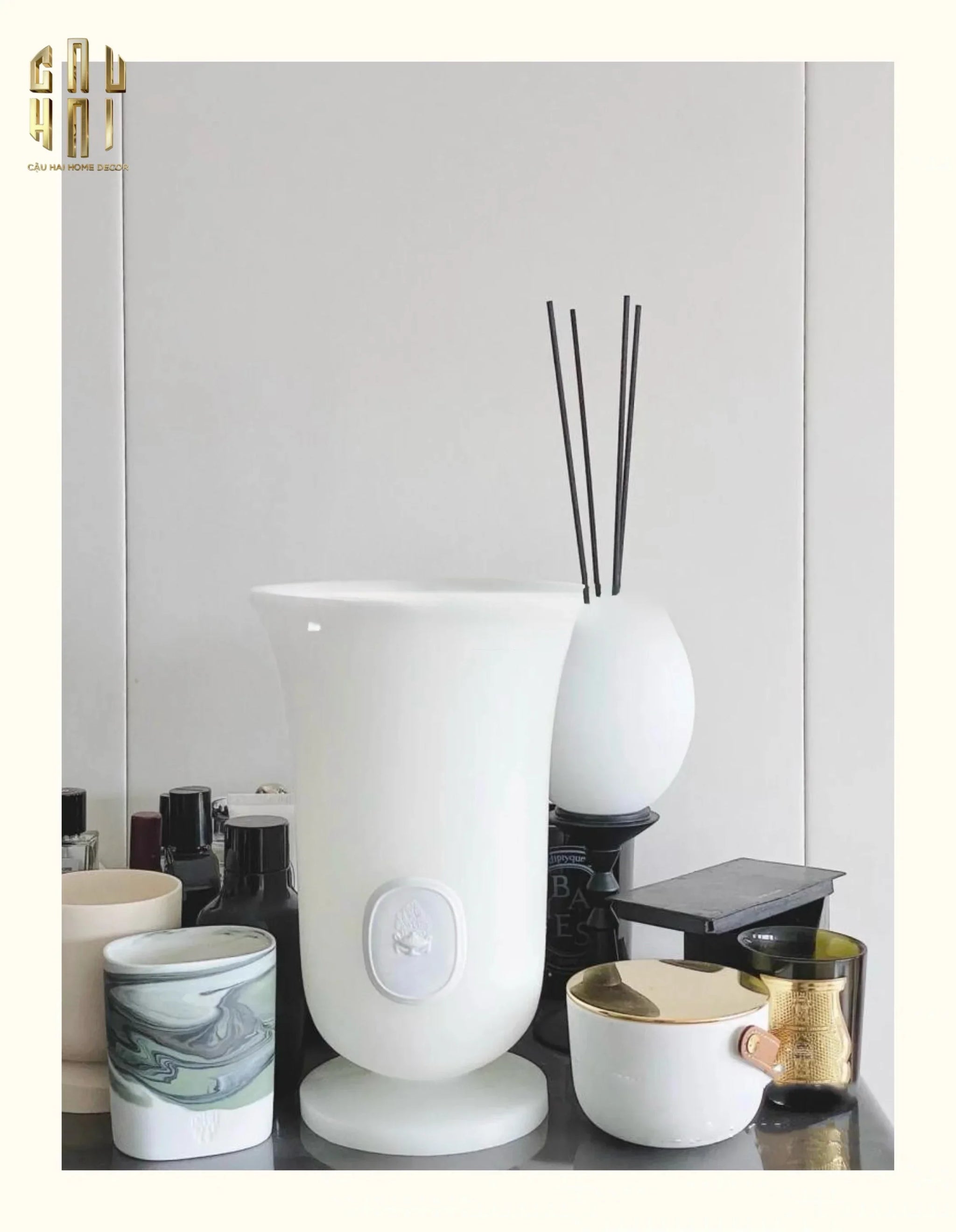 Maison Couture - Bình Hoa Sáp Clinique 26x17,5-CẬU HAI HOME DECOR