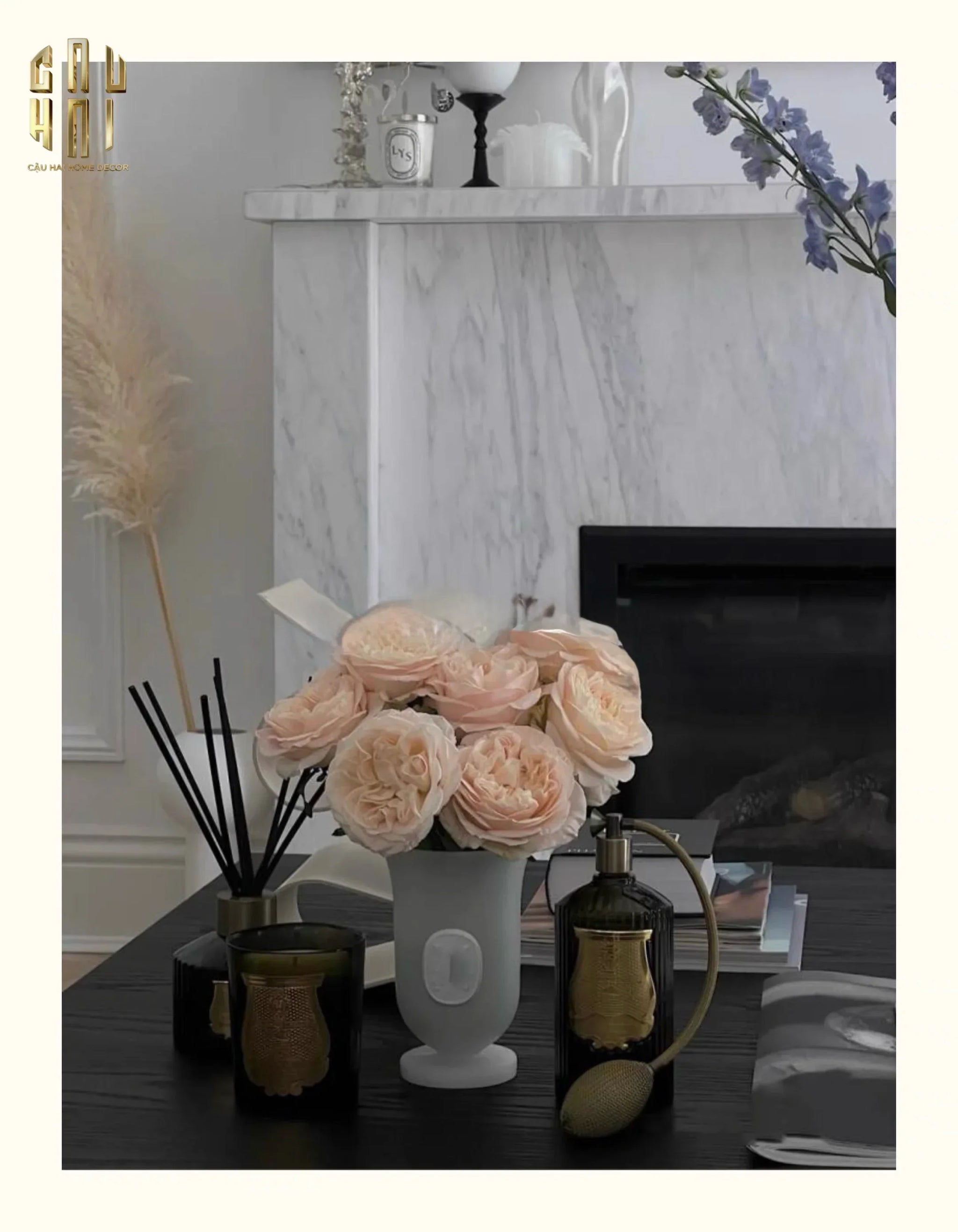 Maison Couture - Bình Hoa Sáp Clinique 26x17,5-CẬU HAI HOME DECOR