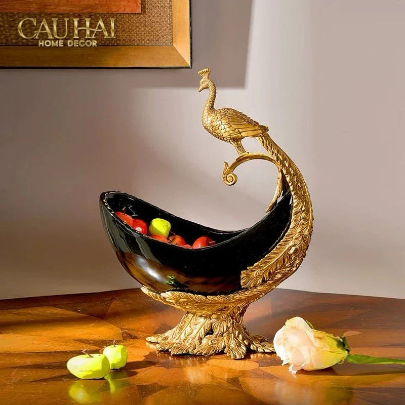 Maison Couture – Bình Hoa Sứ Đồng Imperium Empire Amphora Of Dionysus - Barocco Divine Vase H52-CẬU HAI HOME DECOR