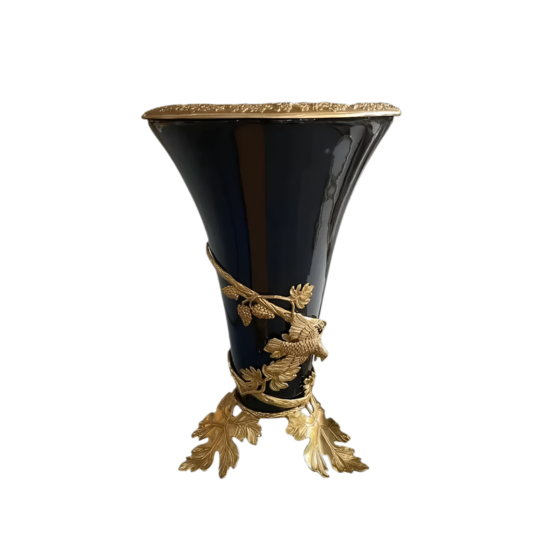Maison Couture – Bình Hoa Sứ Đồng Imperium Empire Amphora Of Dionysus - Barocco Divine Vase H52-BÌNH HOA-CẬU HAỊ HOME DECOR-CẬU HAI HOME DECOR